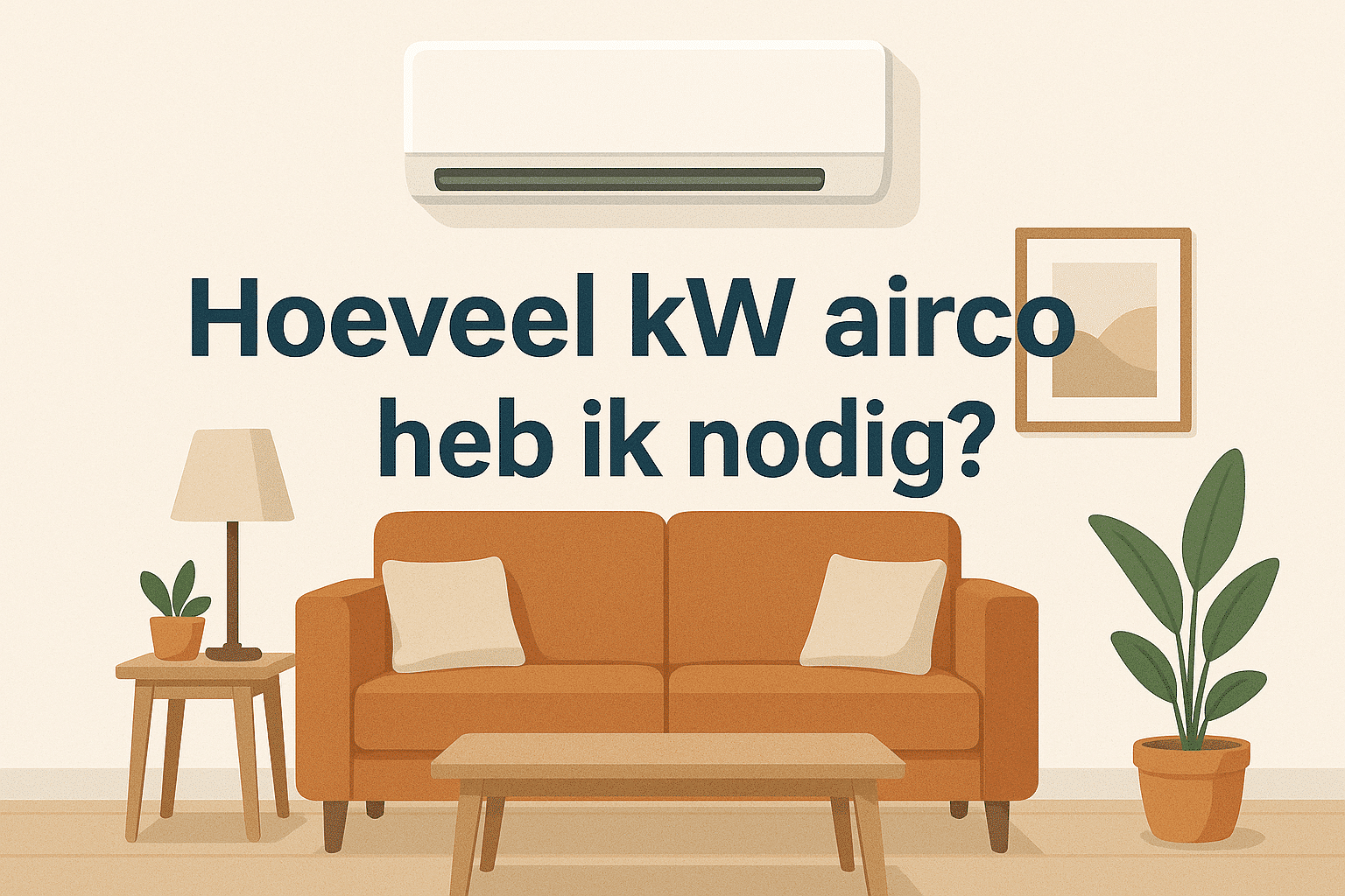 Hoeveel kW airco heb ik nodig voor mijn ruimte?